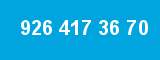 926 417 36 70 926 417 36 70